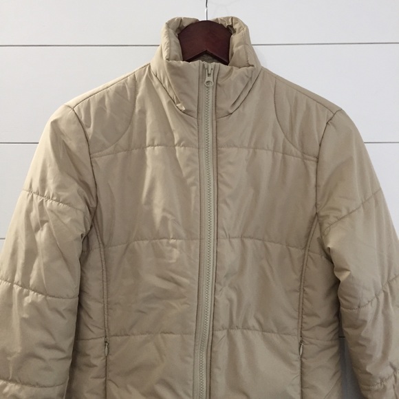 Lightweight Tan Zip Up Fall Jacket - Picture 4 of 8